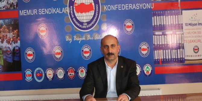 Memur-sen İl Temsilcisi Süleyman Gümüşer: