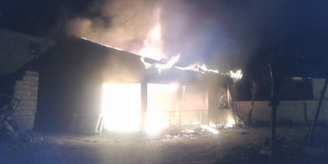 Iğdır’da Korkutan Yangın: 1 Yaralı