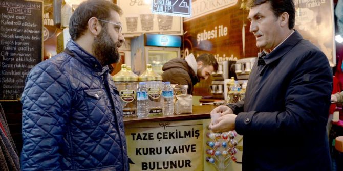 Başkan Dündar, Çarşı Esnafını Ziyaret Etti