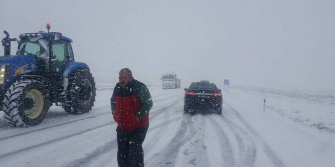 Niğde’de Kar Yağışı