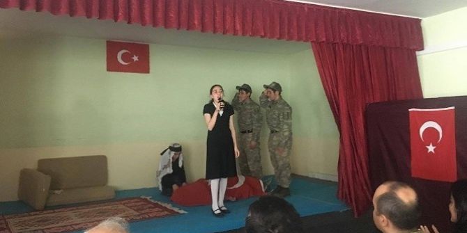 Aşıkşenlik Ortaokulundan 12 Mart Programı