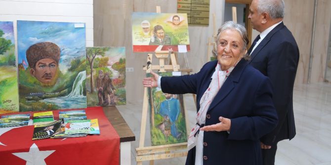 Erdemli’de Bayırbucak Türkmenleri Yararına Yağlı Boya Resim Sergisi