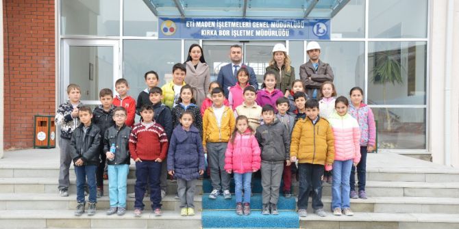 Eti Maden Kırka Bor İşletmesine Miniklerden Ziyaret