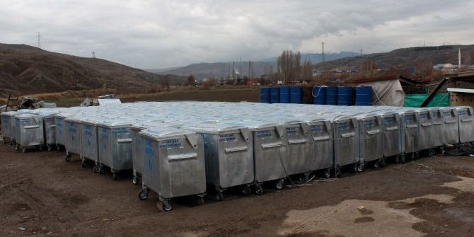Çankırı Belediyesi 400 Adet Çöp Konteyneri Aldı