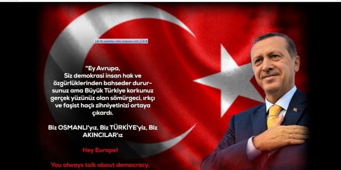 Cyber Warrior Hack Grubu, Hollanda Merkez Bankasına Erdoğan’ın Fotoğrafını Koydu