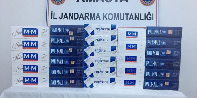 Otobüste Kaçak Sigara İle İçki Ele Geçirildi