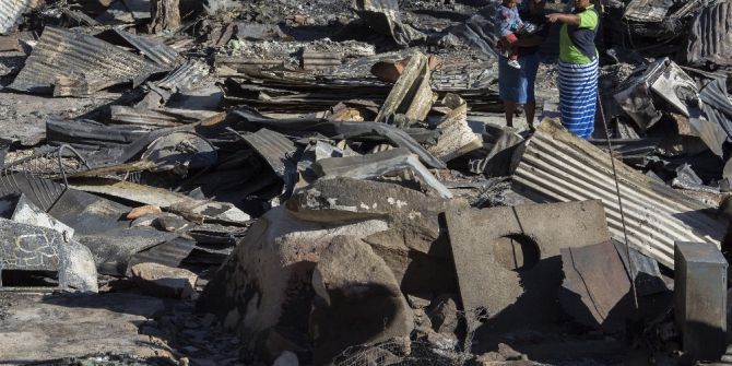 Güney Afrika’da Yangın 15 Bin Evi Enkaza Çevirdi