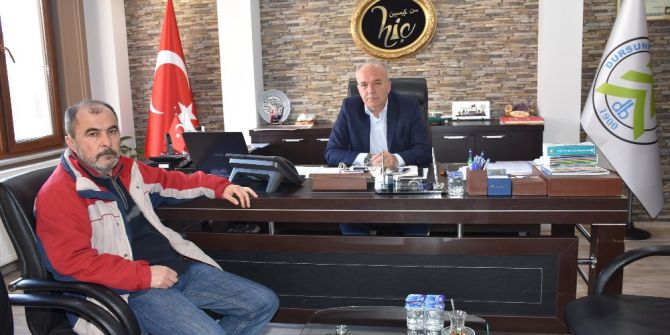 Mhp İlçe Başkanından Belediyeye Ziyaret