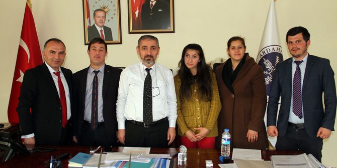 Özel Eğitim Kurumundan Rektör Biber’e Hayırlı Olsun Ziyareti