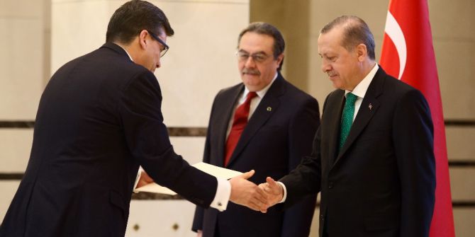Cumhurbaşkanı Erdoğan, Kosta Rika Büyükelçisini Kabul Etti