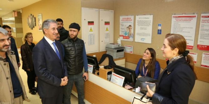 Başkan Yanılmaz’dan Hastane Ziyareti
