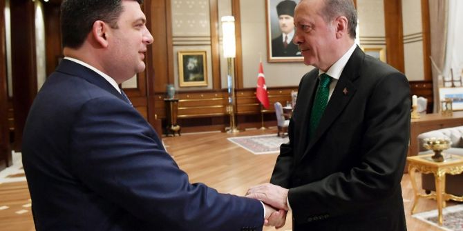 Cumhurbaşkanı Erdoğan, Ukrayna Başbakanı Groysman’ı Kabul Etti