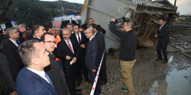 Bakan Elvan, Kaza Yerinde İnceleme Yaptı