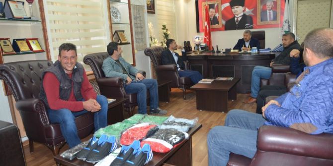 Belediye Başkanı Pınarbaşı’ndan Birecikspor’a Malzeme Desteği