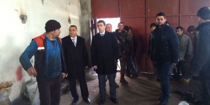 Kaymakam Kırlı’dan Organize Sanayi Bölgesine Ziyaret