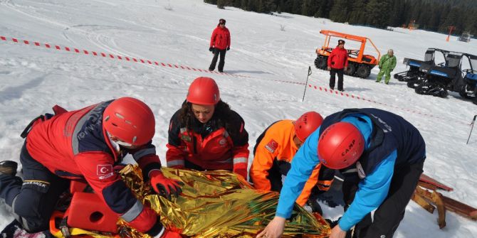 Ilgaz Dağı’nda ‘Kış Kurtarma Tatbikatı’ Yapıldı