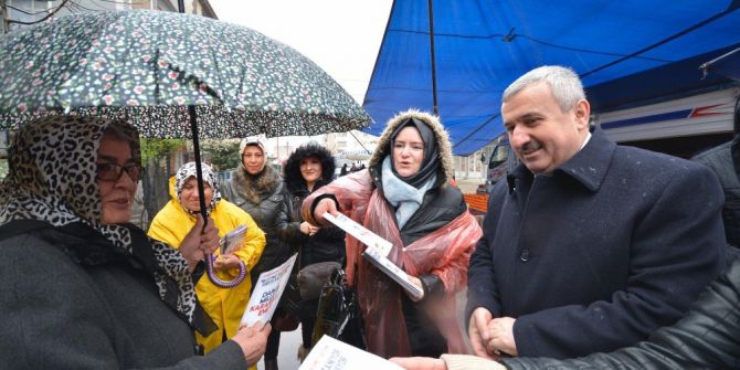 Başkan Baran, ‘Evet’ Kampanyası İçin Mahalle Turunda