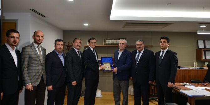 Askon Ve Özbek Diplomatlardan Adana Sanayi Odası’na Ziyaret