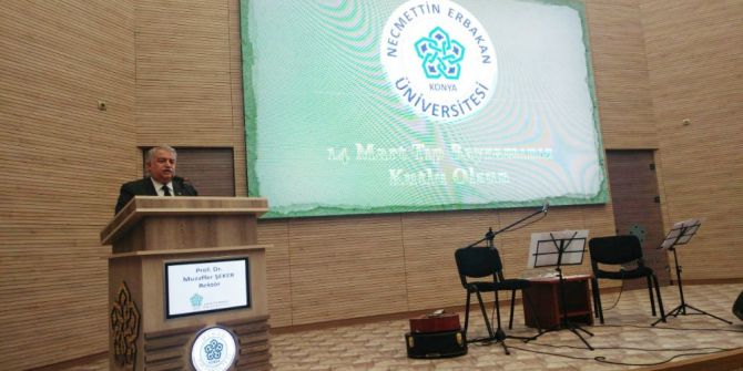 Neü’de 14 Mart Tıp Bayramı’nda Mazlumlara Karşı Duyarsız Kalan Dünya Eleştirildi