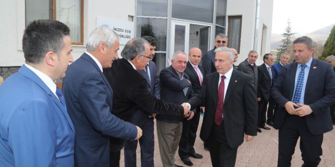 Vali Kamçı İncesu Osb’de Sanayicilerle Bir Araya Geldi