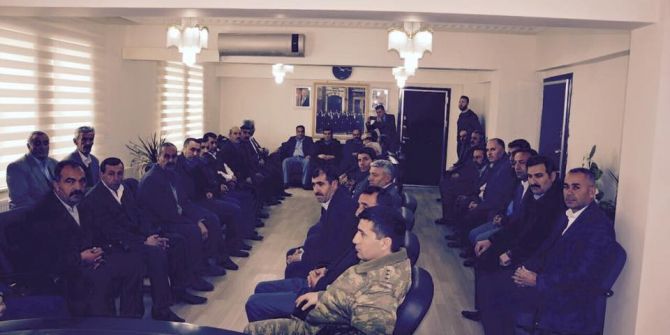 Güroymak’ta Muhtarlar Toplantısı