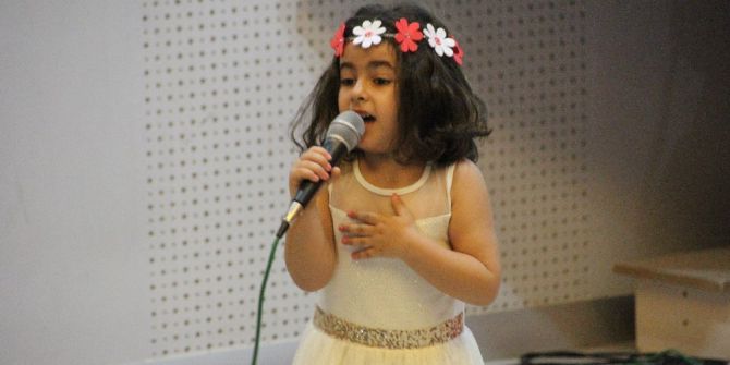 Minik Öğrenciler İstiklal Marşı’nı Coşkuyla Okudu