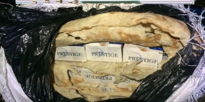 Ekmek Arasında 500 Paket Kaçak Sigara Ele Geçirildi