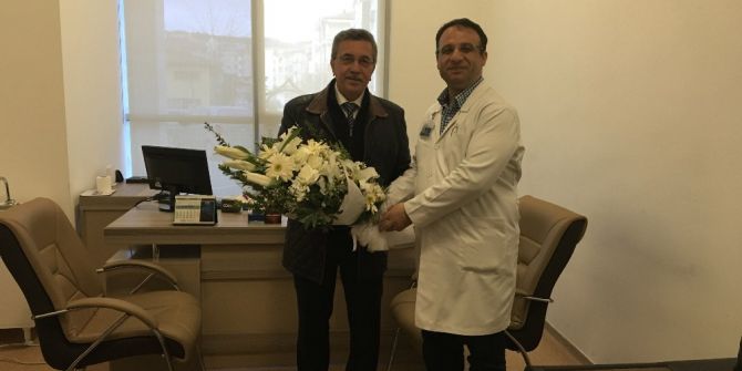 Başkan Çetin, Tıp Bayramında Sağlıkçıları Ziyaret Etti