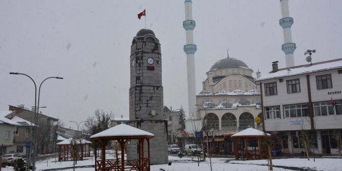 Tokat’ta Kar Yağışı