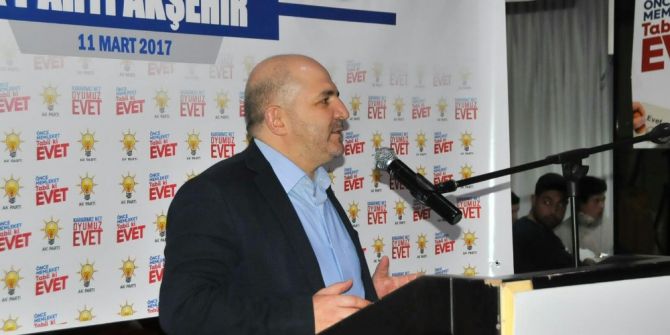 Ak Partili Baloğlu, Akşehir’de Referandum Çalışmalarına Katıldı