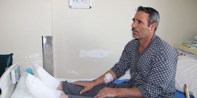 Tandır Ateşine Felçli Ayağını Uzatan Adam Yandığını Sonradan Fark Etti