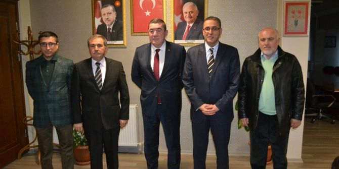 Kaymakam Başkan Tekin’i Ağırladı