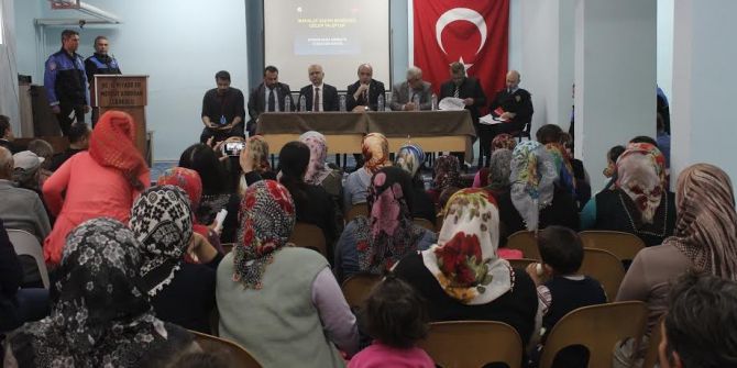 Osmaniye Emniyet Müdürlüğünden Mahallelerde Huzur Toplantısı