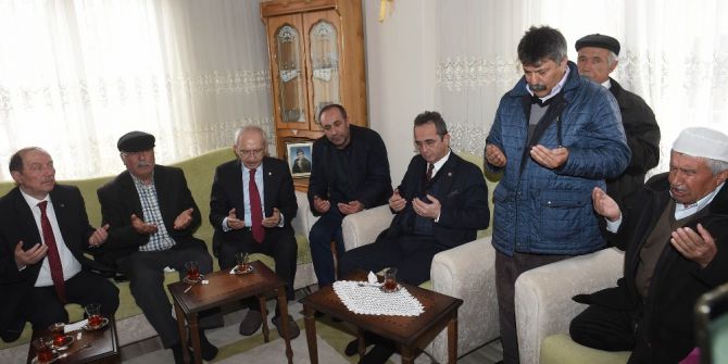Chp Lideri Kılıçdaroğlu’ndan Bilal Ailesine Taziye Ziyareti