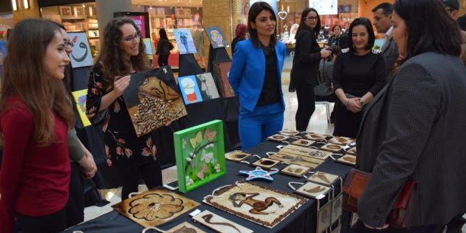 Mutlu Kadın El Ürünleri Sergisi Açıldı