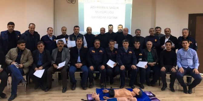 İtfaiye Erleri İlk Yardım Eğitimi Aldı