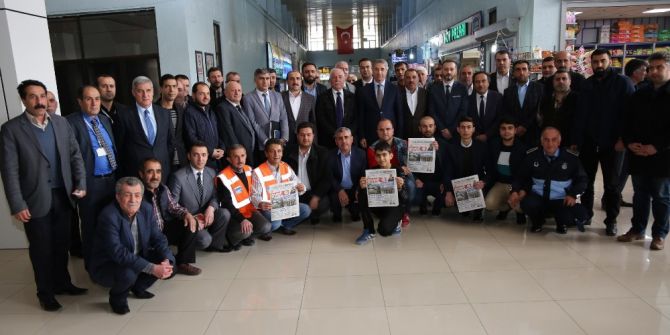Başkan Yanılmaz, Terminal Esnafı İle Bir Araya Geldi
