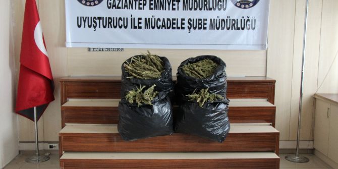 Gaziantep’te 35 Kilogram Uyuşturucu Ele Geçirildi