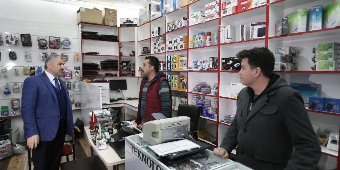 Başkan Çelik Esnaflarla Birlikte