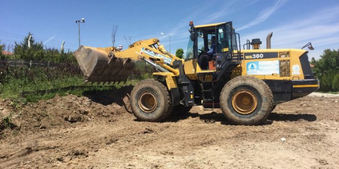 Pursaklar’da Yol Ve Kaldırım Yapımı Çalışmaları Sürüyor