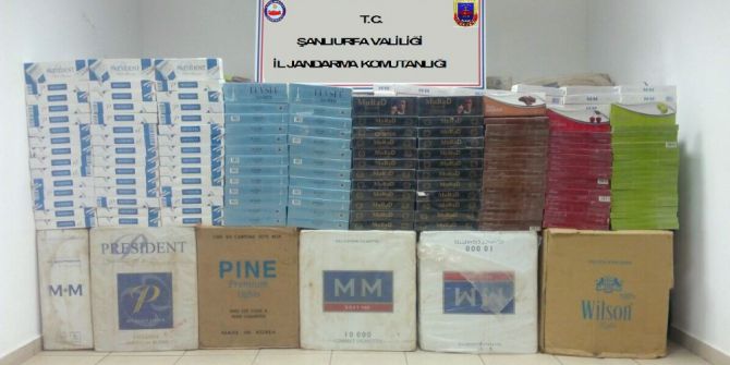 Şanlıurfa’da 45 Bin 500 Paket Kaçak Sigara Ele Geçirildi