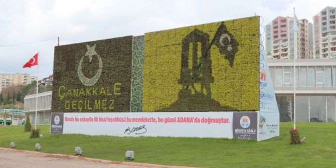 "Çanakkale Ruhu" Dikey Bahçede