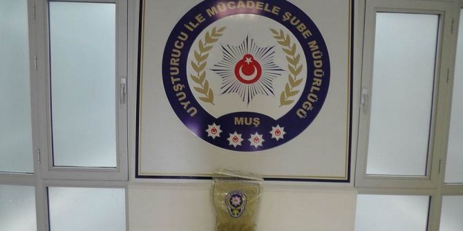 Muş’ta Uyuşturucu Operasyonu