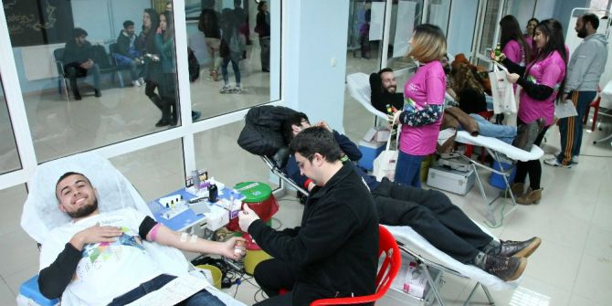 Gaün Öğrencileri Kan Bağışında Bulundu