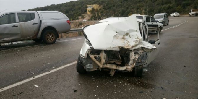 Demre’de Trafik Kazası: 1 Yaralı