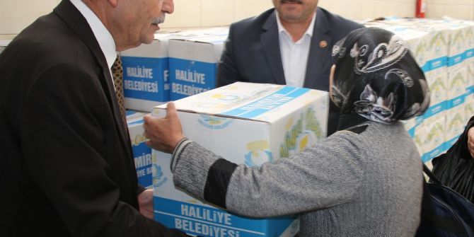 Haliliye Belediyesinden Bin 6 Aileye Gıda Yardımı
