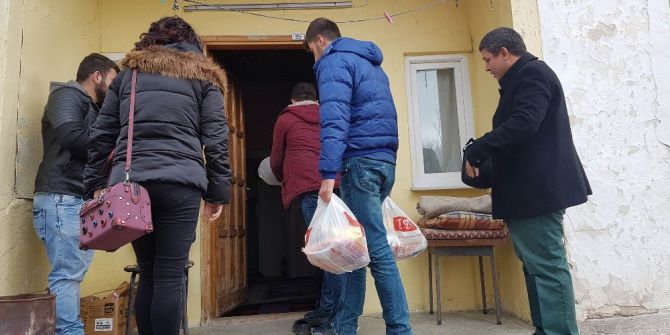 Yıldızeli’nde İhtiyaç Sahibi Ailelere Gıda Yardımı