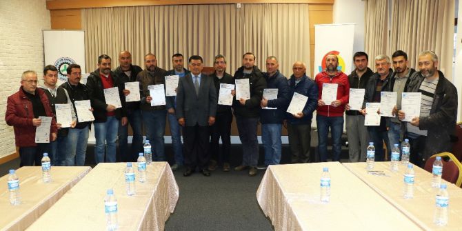 Kaynak Ustaları Yeterlilik Belgelerini Aldı