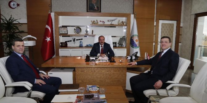 Ahmet Yesevi Üniversitesi Mütevelli Heyet Başkanı Yıldız’dan Başkan Duruay’a Ziyaret