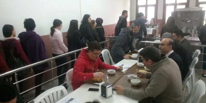 Yüksekokulda Çanakkale Menüsü